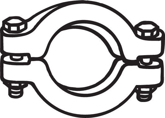 Klemmstück, Abgasanlage