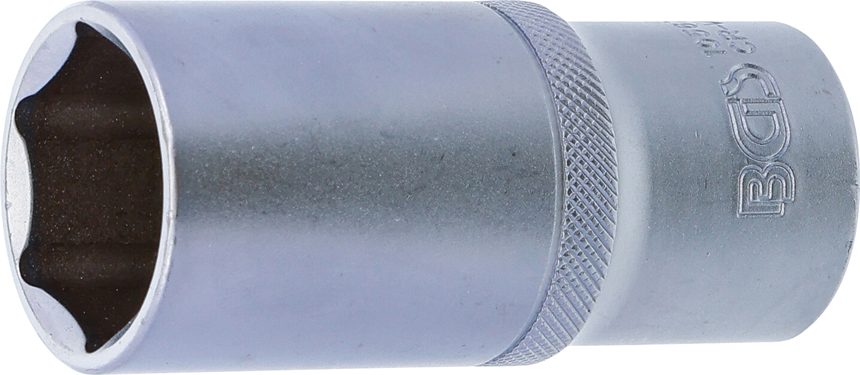 BGS Steckschlüssel-Einsatz Sechskant, tief | Antrieb Innenvierkant 12,5 mm (1/2") | SW 27 mm