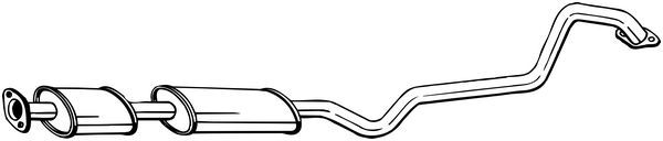 Mittelschalldämpfer