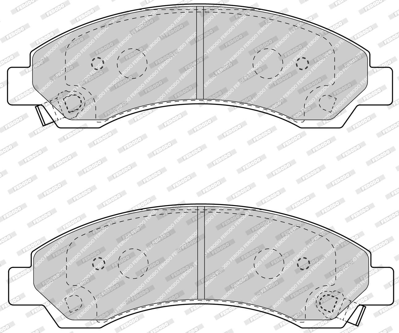 Bremsbelagsatz, Scheibenbremse