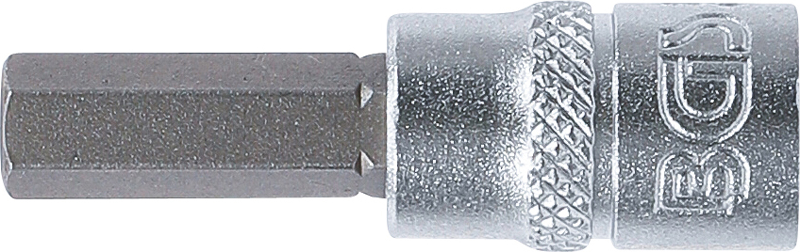BGS Bit-Einsatz | Antrieb Innenvierkant 6,3 mm (1/4") | Innensechskant 1/4"