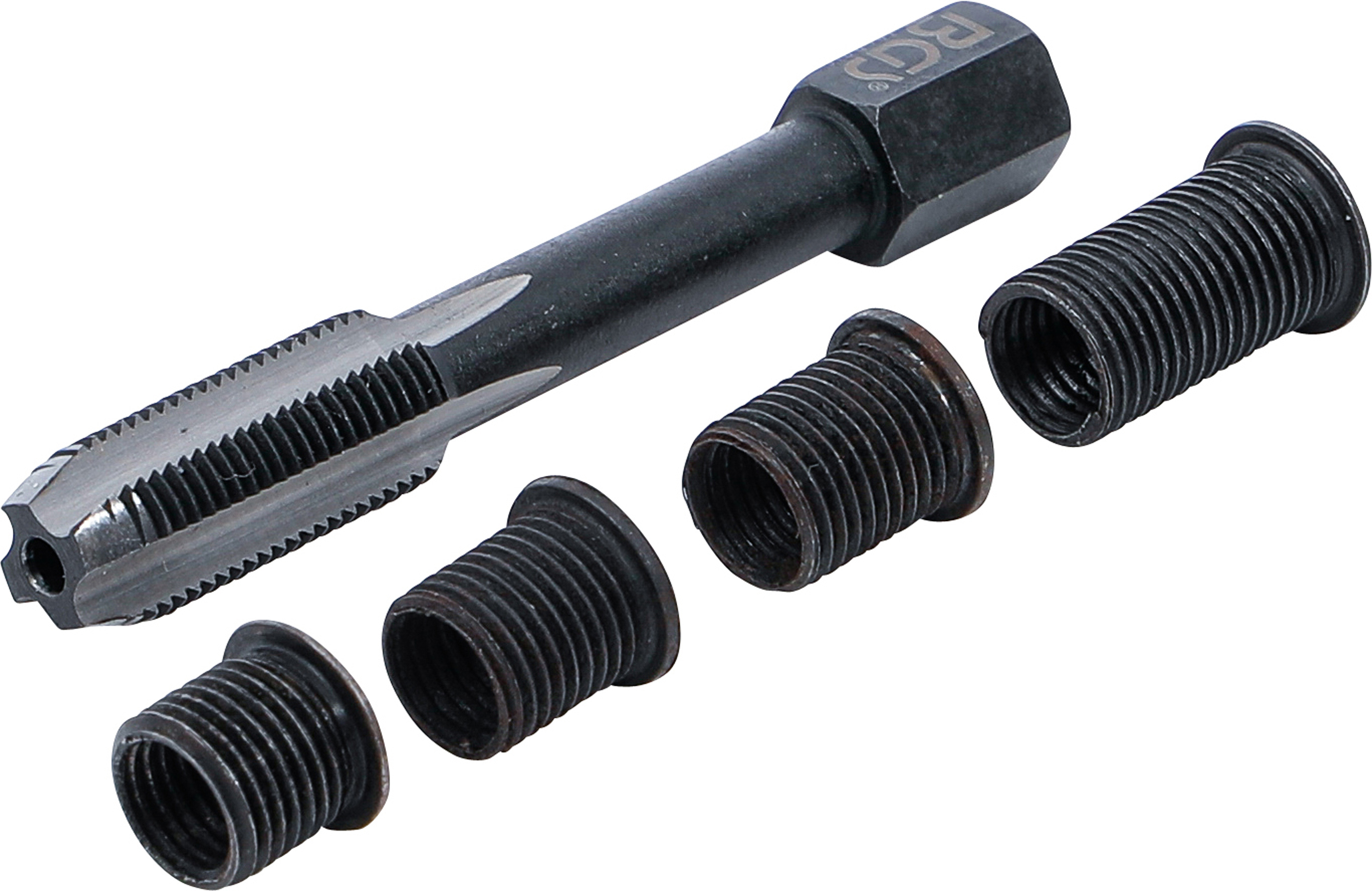 BGS Reparatursatz für Zündkerzengewinde | M8 x 1,0 | 5-tlg.
