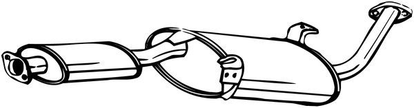 Mittelschalldämpfer