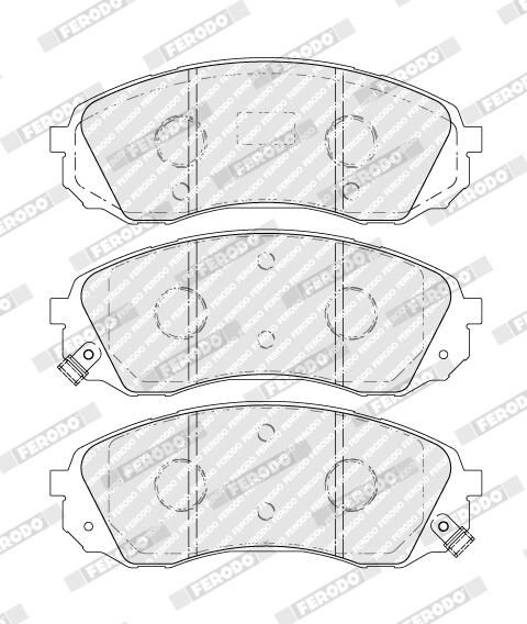 Bremsbelagsatz, Scheibenbremse