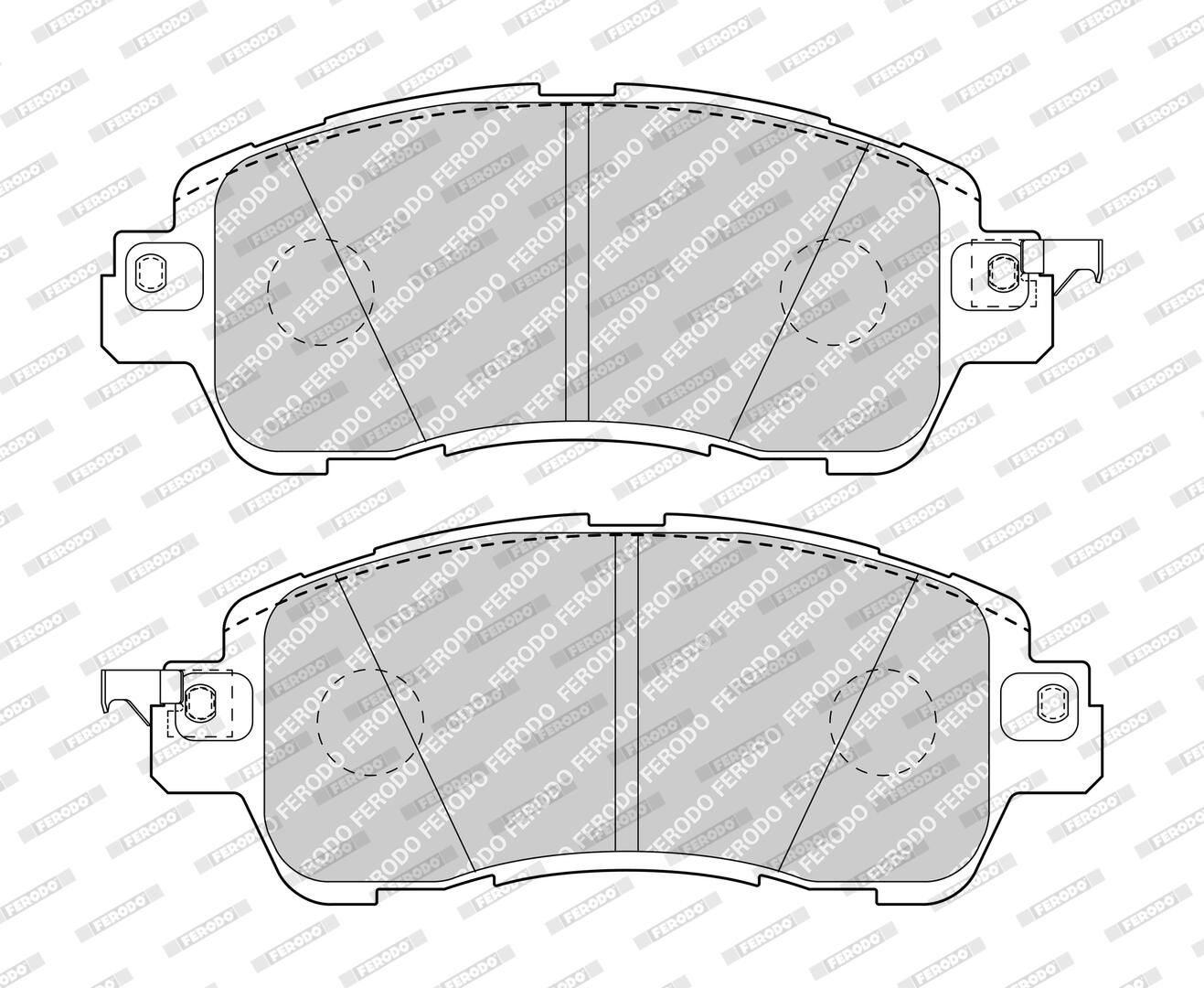 Bremsbelagsatz, Scheibenbremse