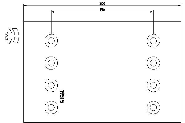 Bremsbelagsatz, Trommelbremse