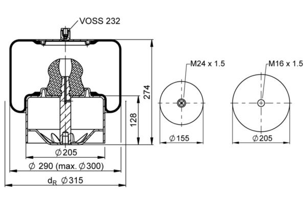 Federbalg, Luftfederung