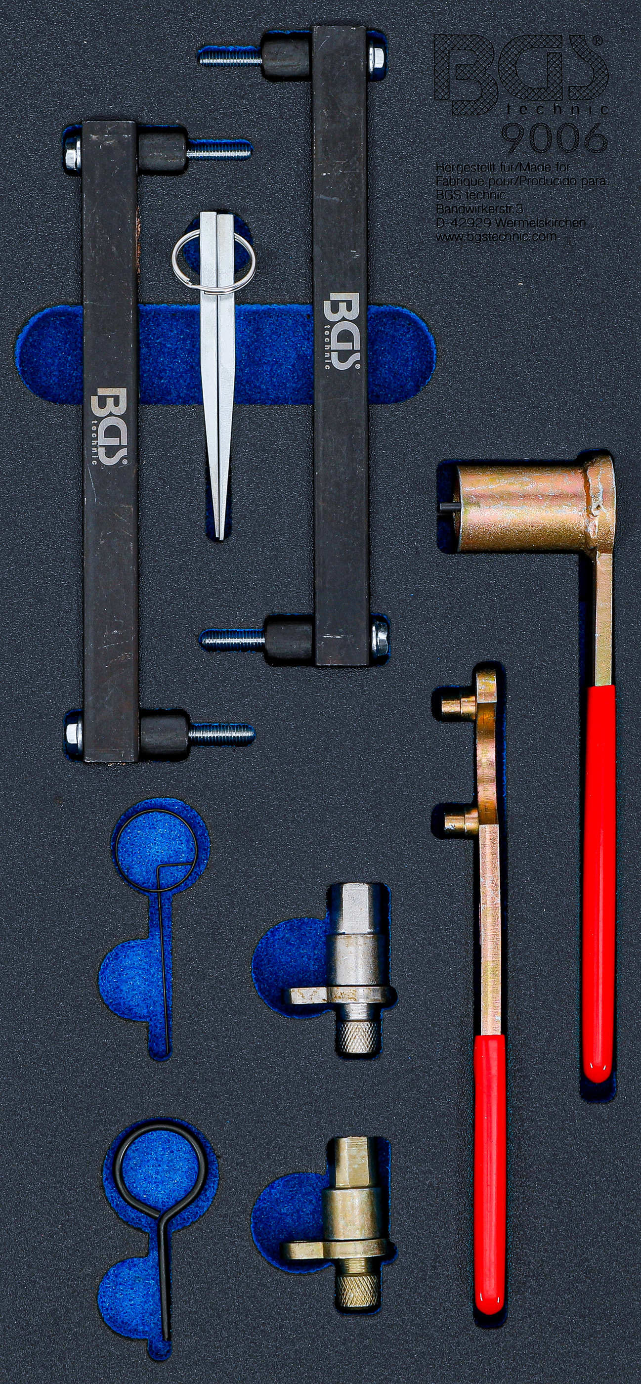 BGS Werkstattwageneinlage 1/3: Motor-Einstellwerkzeug-Satz | für Land Rover, Jaguar V8