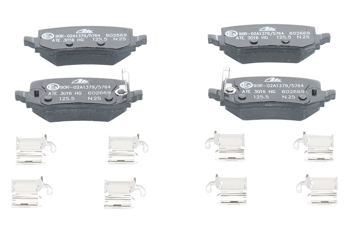 Bremsbelagsatz, Scheibenbremse