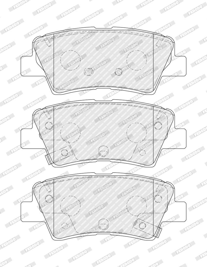 Bremsbelagsatz, Scheibenbremse