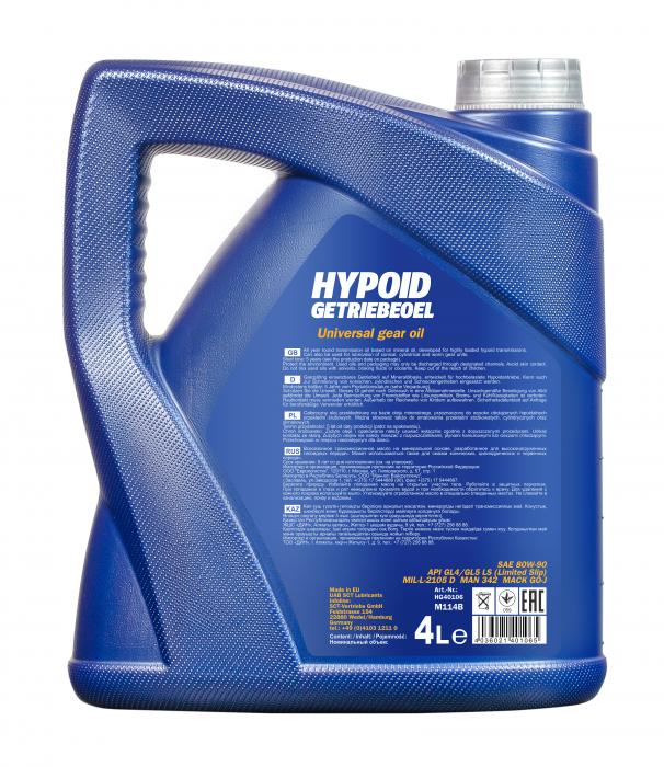 80W-90 Mannol 8106 Hypoid Getriebeöl 4 Liter