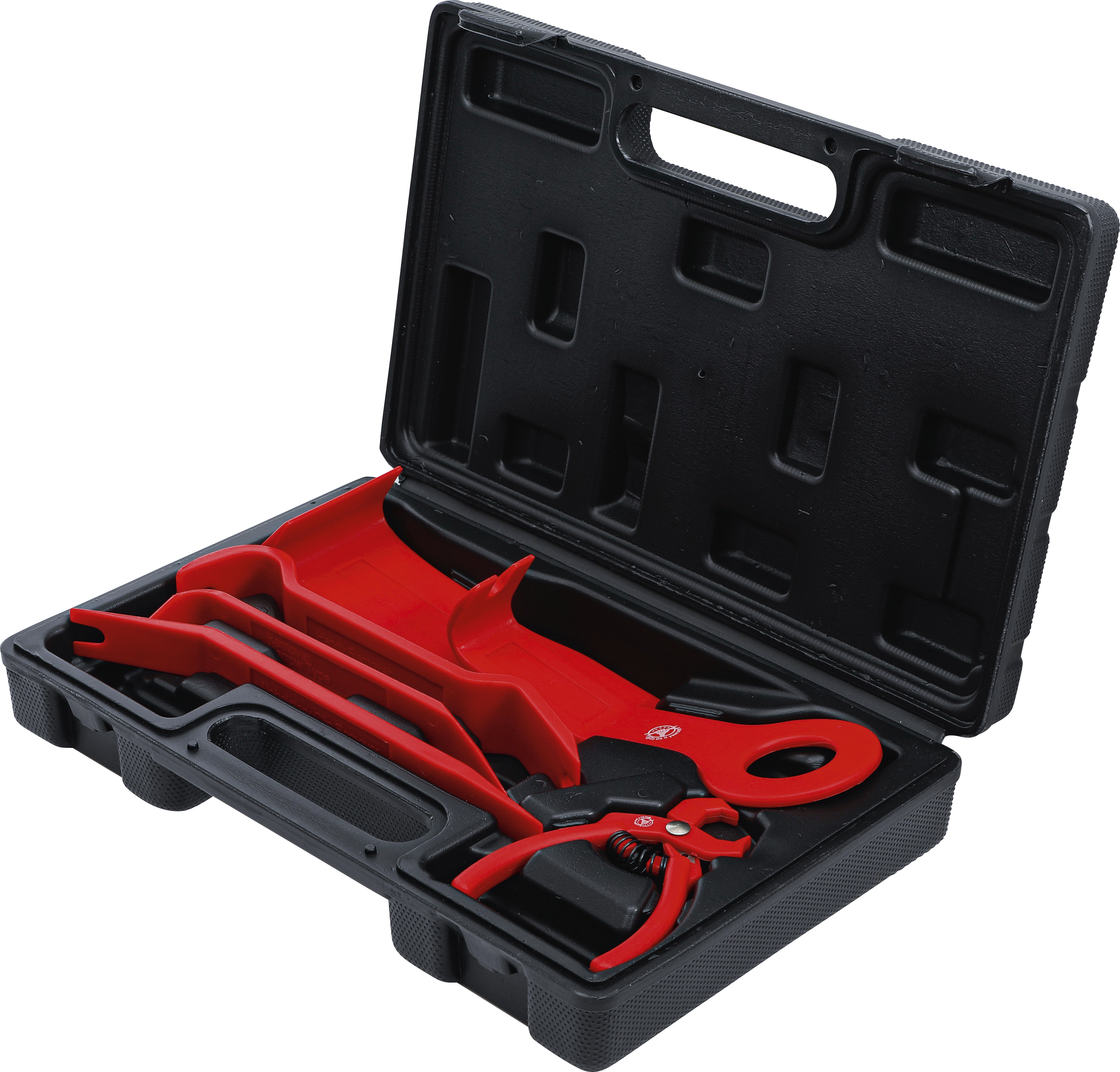 BGS Zierleistenkeile-Satz | verschiedene Formen | mit Niet-Lösezange | 6-tlg.