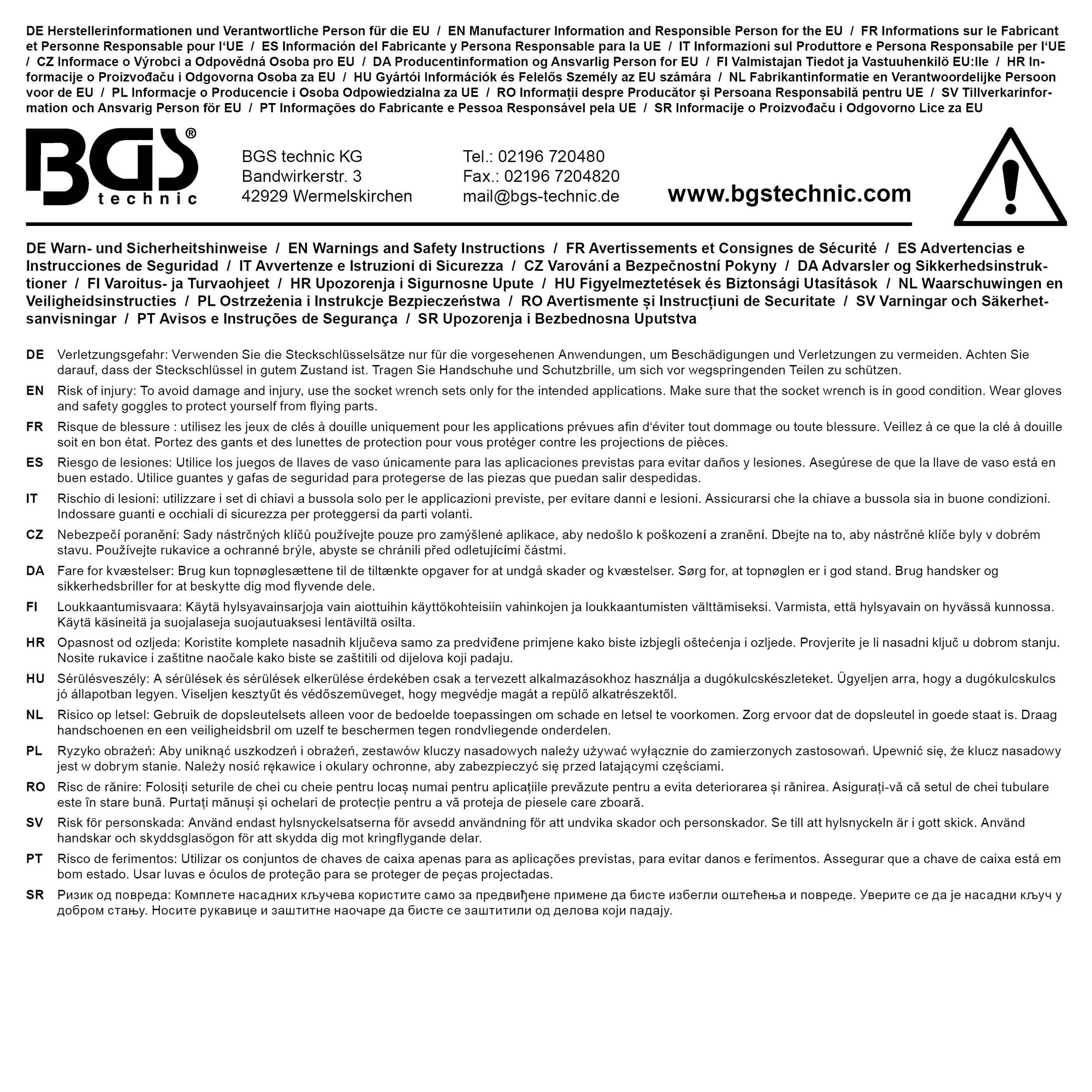 BGS Steckschlüssel-Satz Sechskant | Antrieb 6,3 mm (1/4") / 10 mm (3/8") / 12,5 mm (1/2") | 214-tlg.