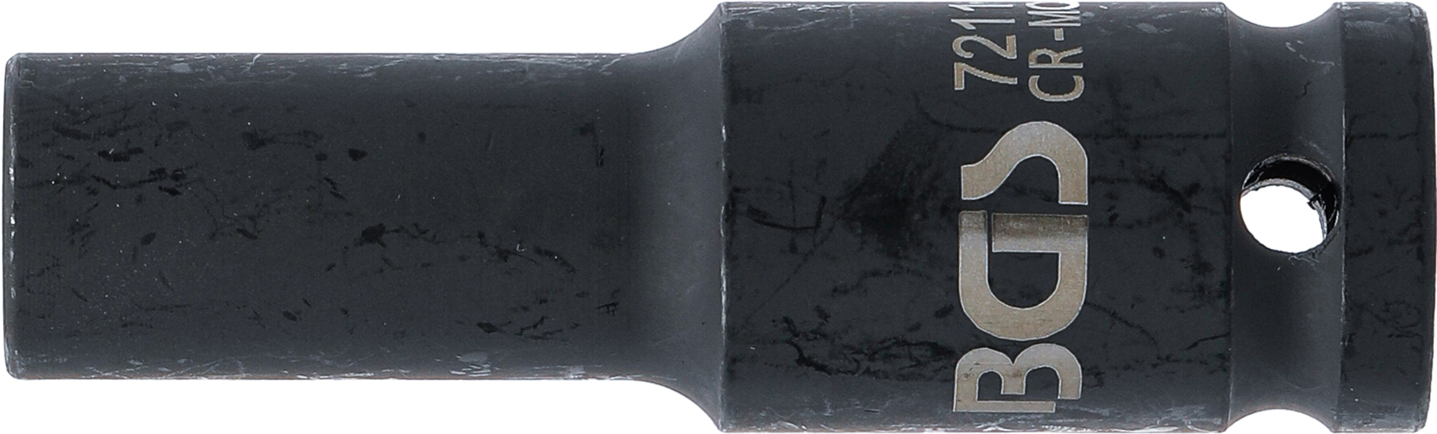 BGS Kraft-Steckschlüssel-Einsatz Sechskant, tief | Antrieb Innenvierkant 12,5 mm (1/2") | SW 11 mm
