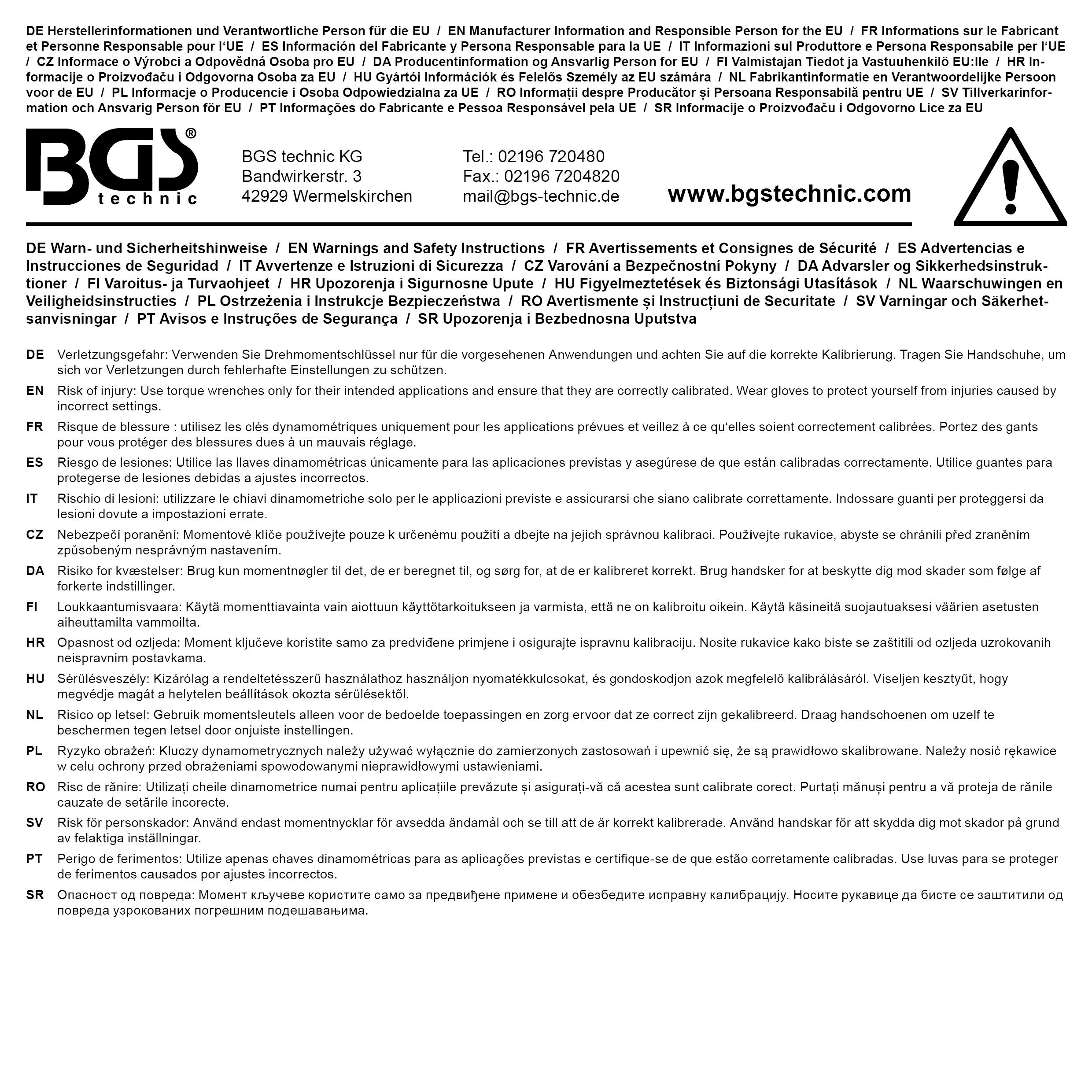 BGS Drehmomentschrauber | 6,3 mm (1/4") | 1 - 5 Nm