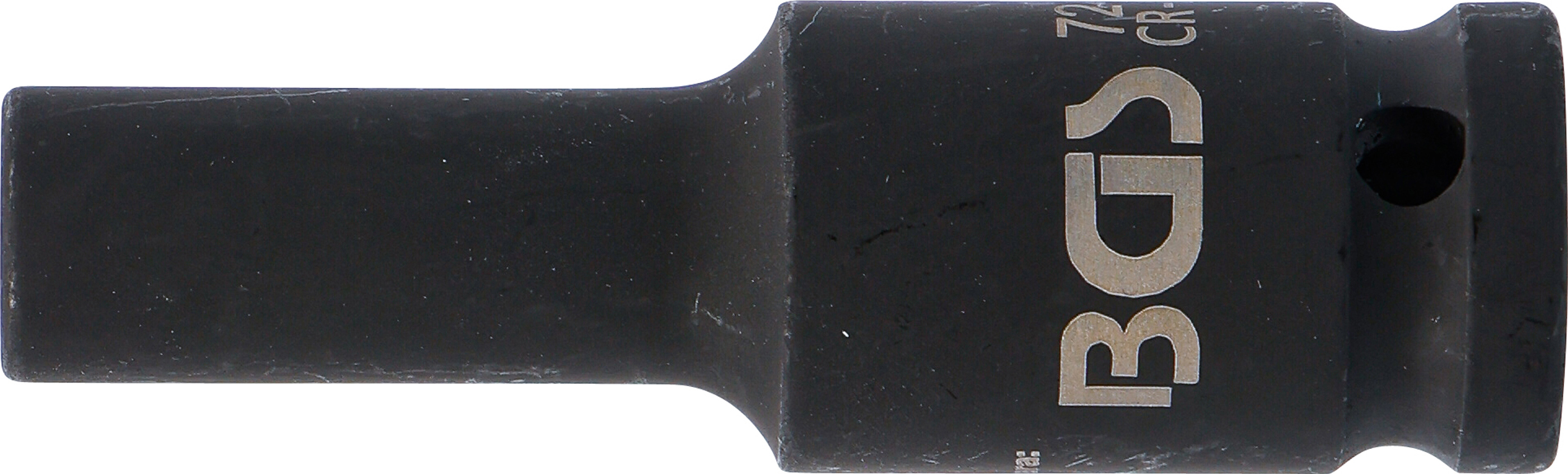 BGS Kraft-Steckschlüssel-Einsatz Sechskant, tief | Antrieb Innenvierkant 12,5 mm (1/2") | SW 8 mm