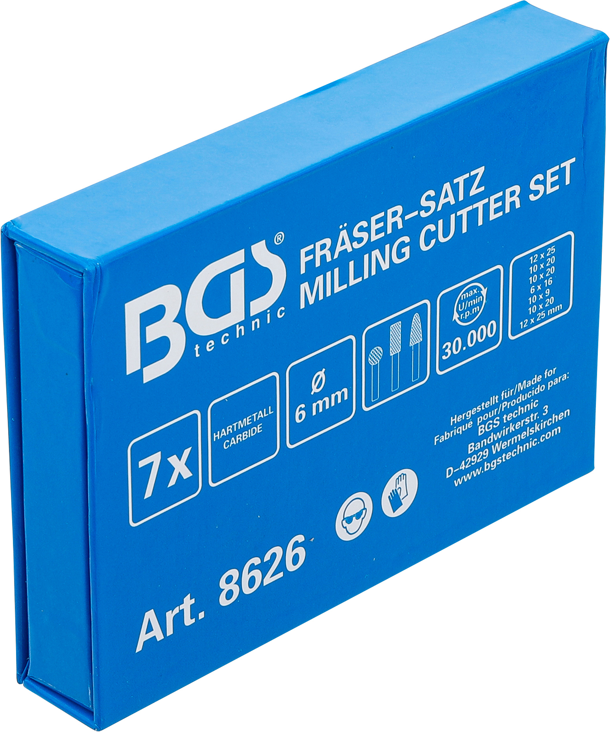 BGS HSS-Fräser-Satz | 7-tlg.