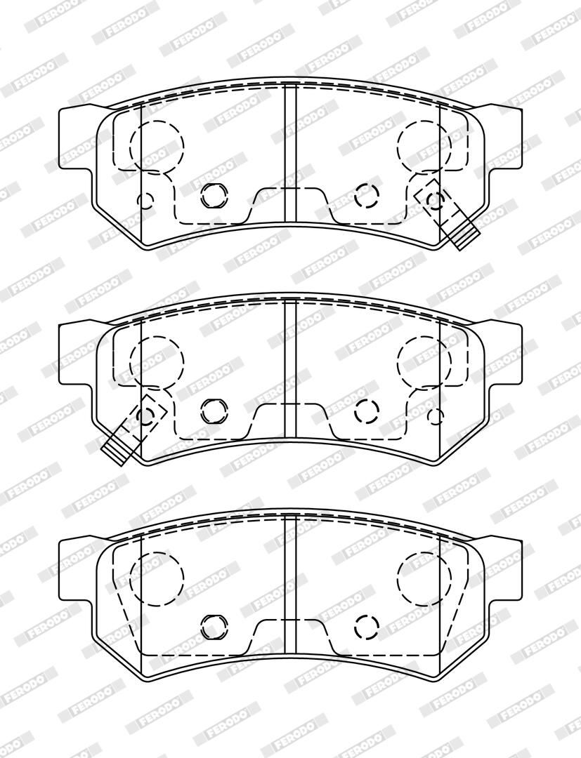 Bremsbelagsatz, Scheibenbremse