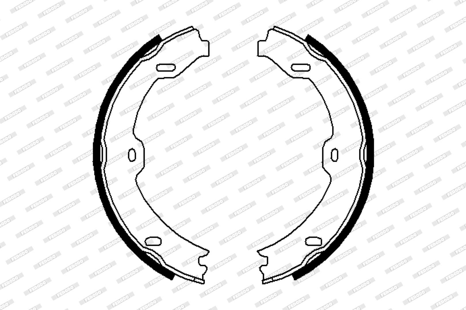 Bremsbackensatz, Feststellbremse
