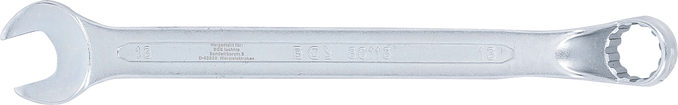 BGS Maul-Ringschlüssel, gekröpft | SW 13 mm