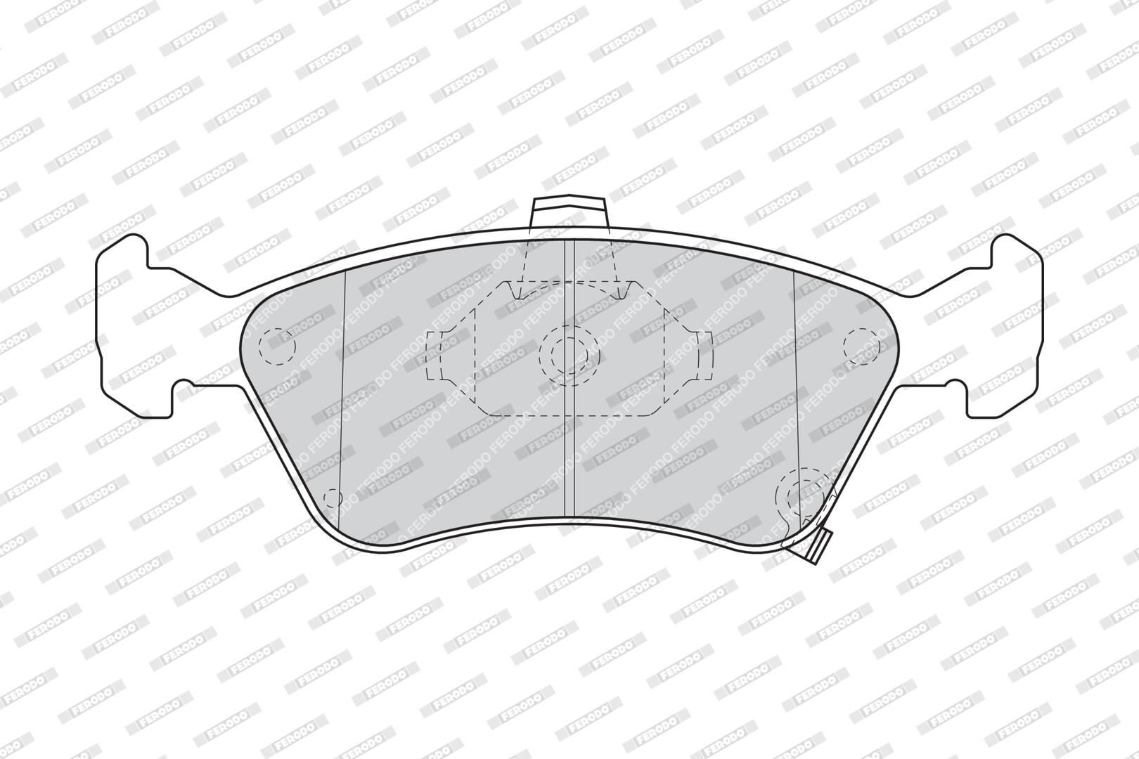 Bremsbelagsatz, Scheibenbremse