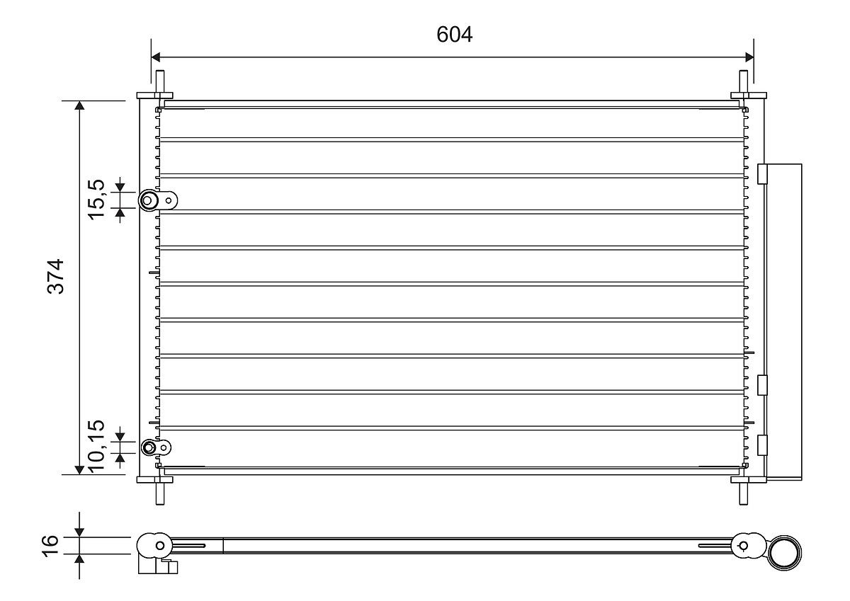 Kondensator, Klimaanlage