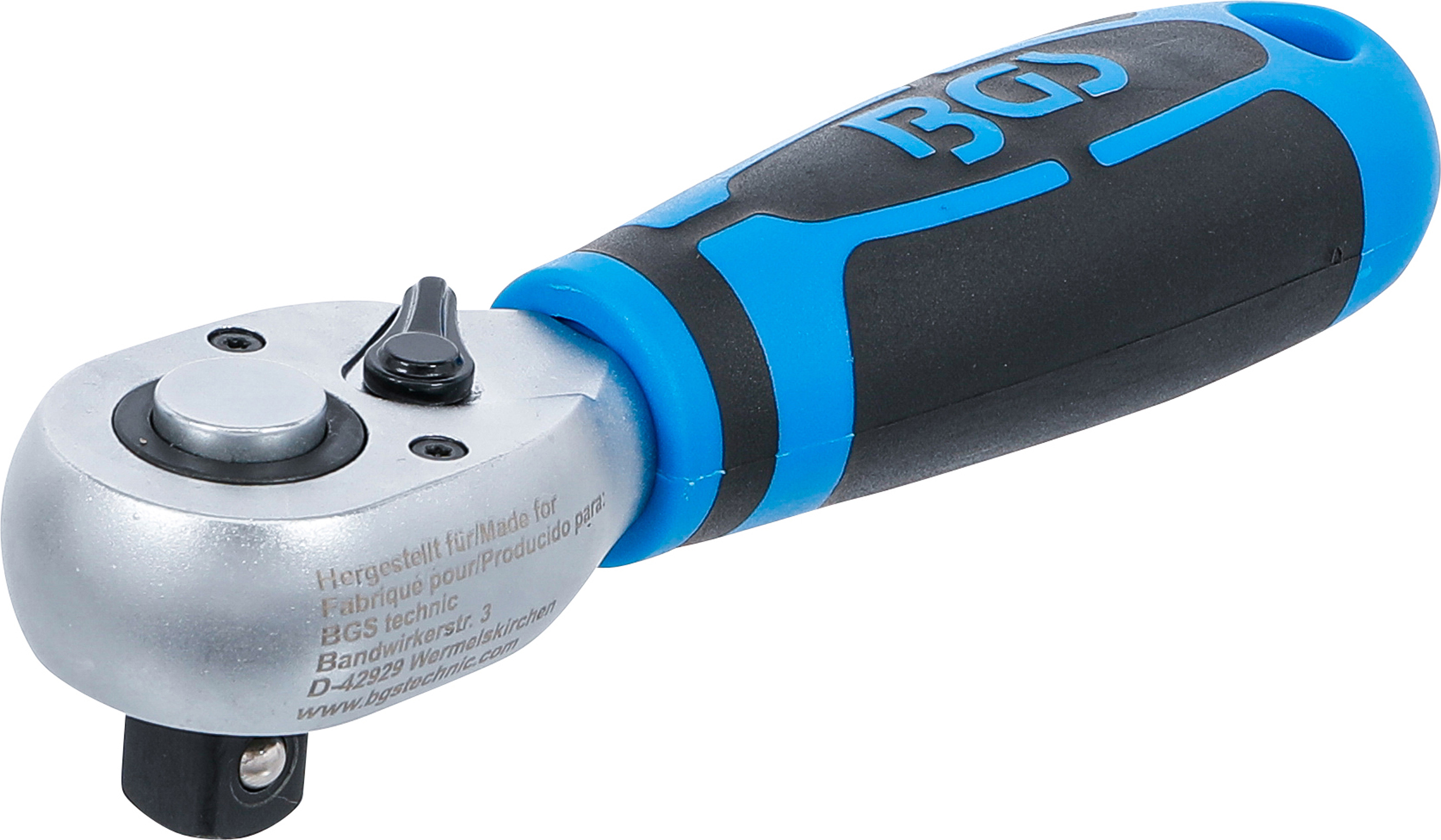 BGS Mini-Umschaltknarre | Abtrieb Außenvierkant 12,5 mm (1/2")