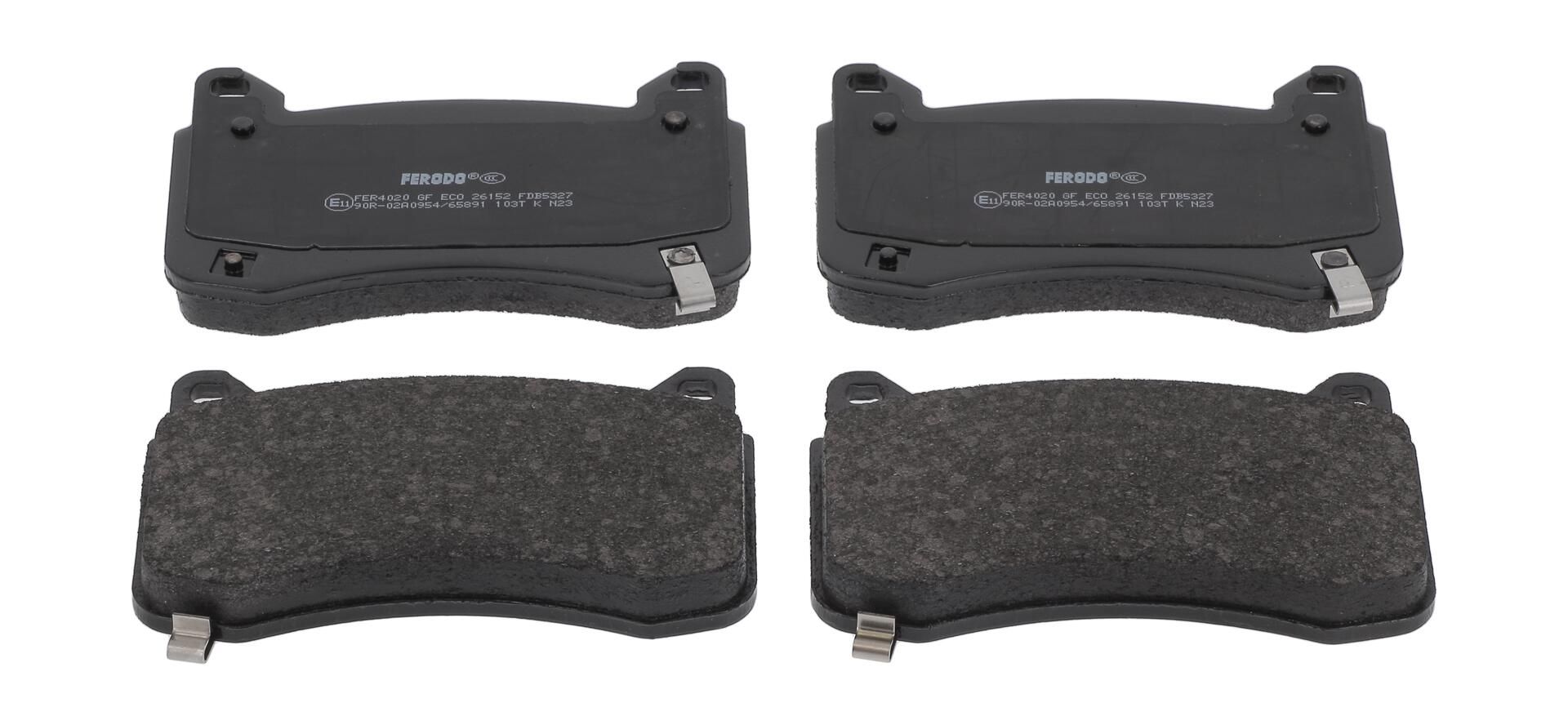 Bremsbelagsatz, Scheibenbremse