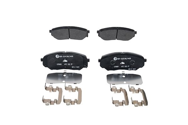 Bremsbelagsatz, Scheibenbremse