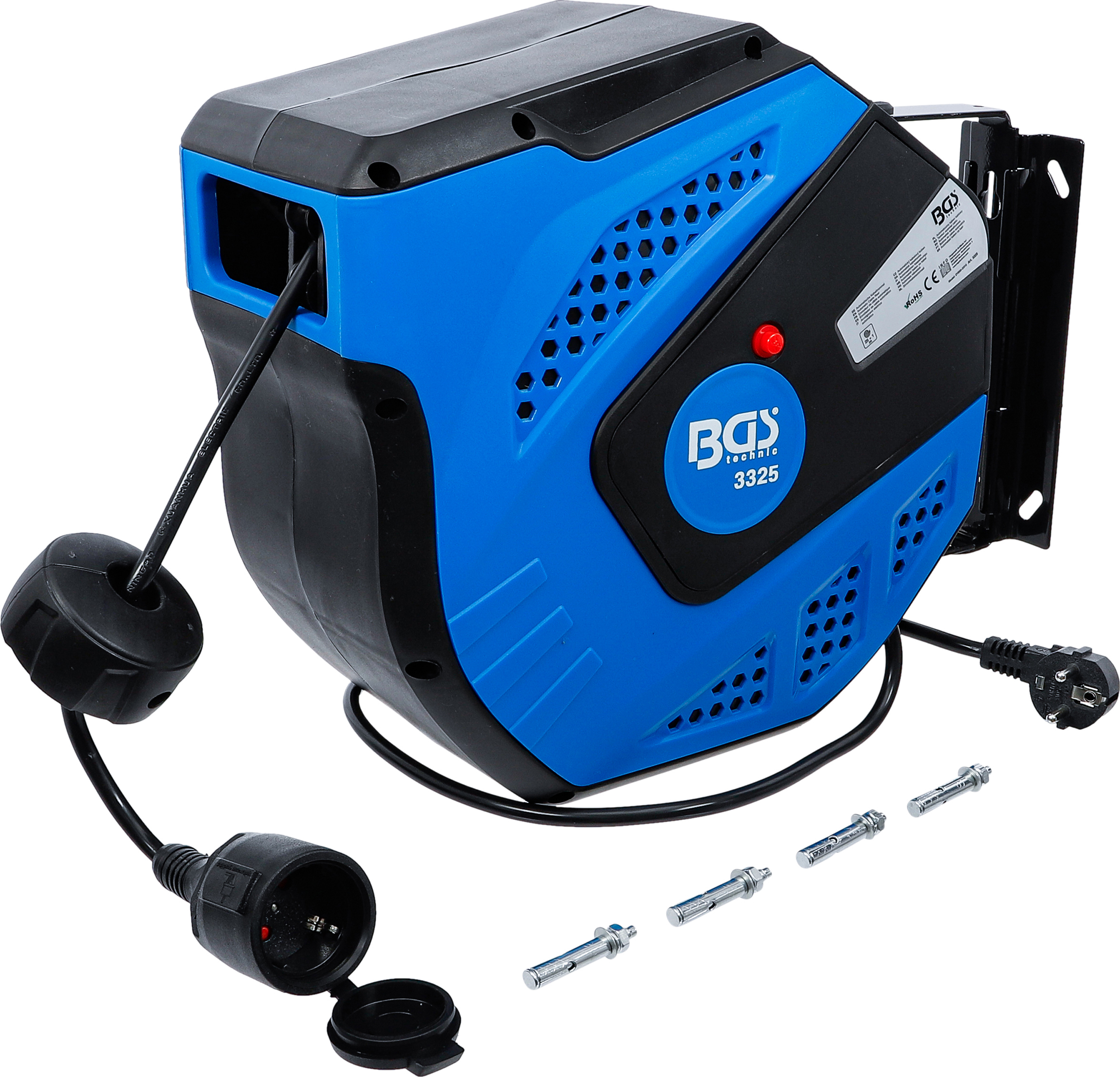 BGS Automatische Kabeltrommel | 25 m