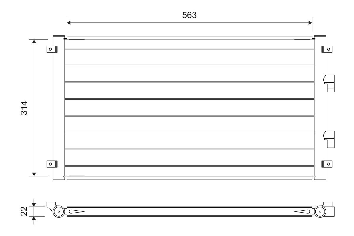 Kondensator, Klimaanlage
