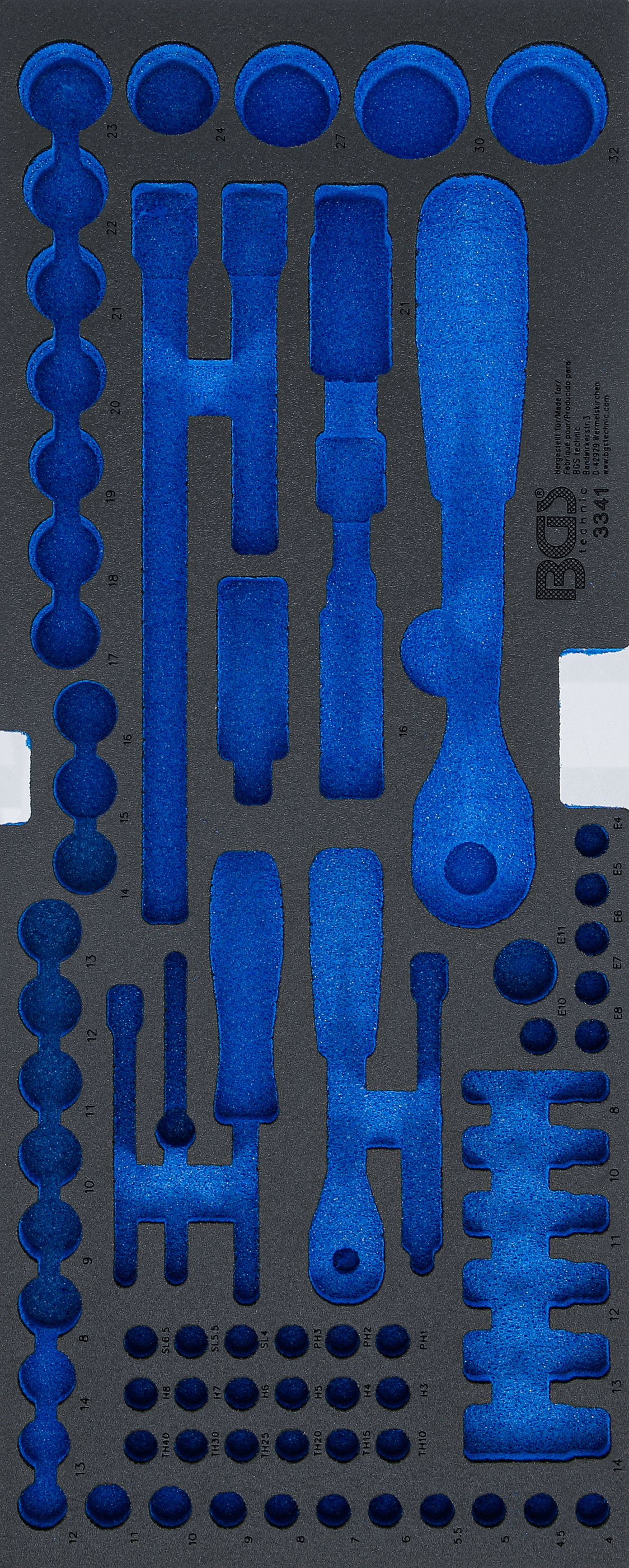 BGS Schaumeinlage für Art. 3312 | leer | für Art. 3341