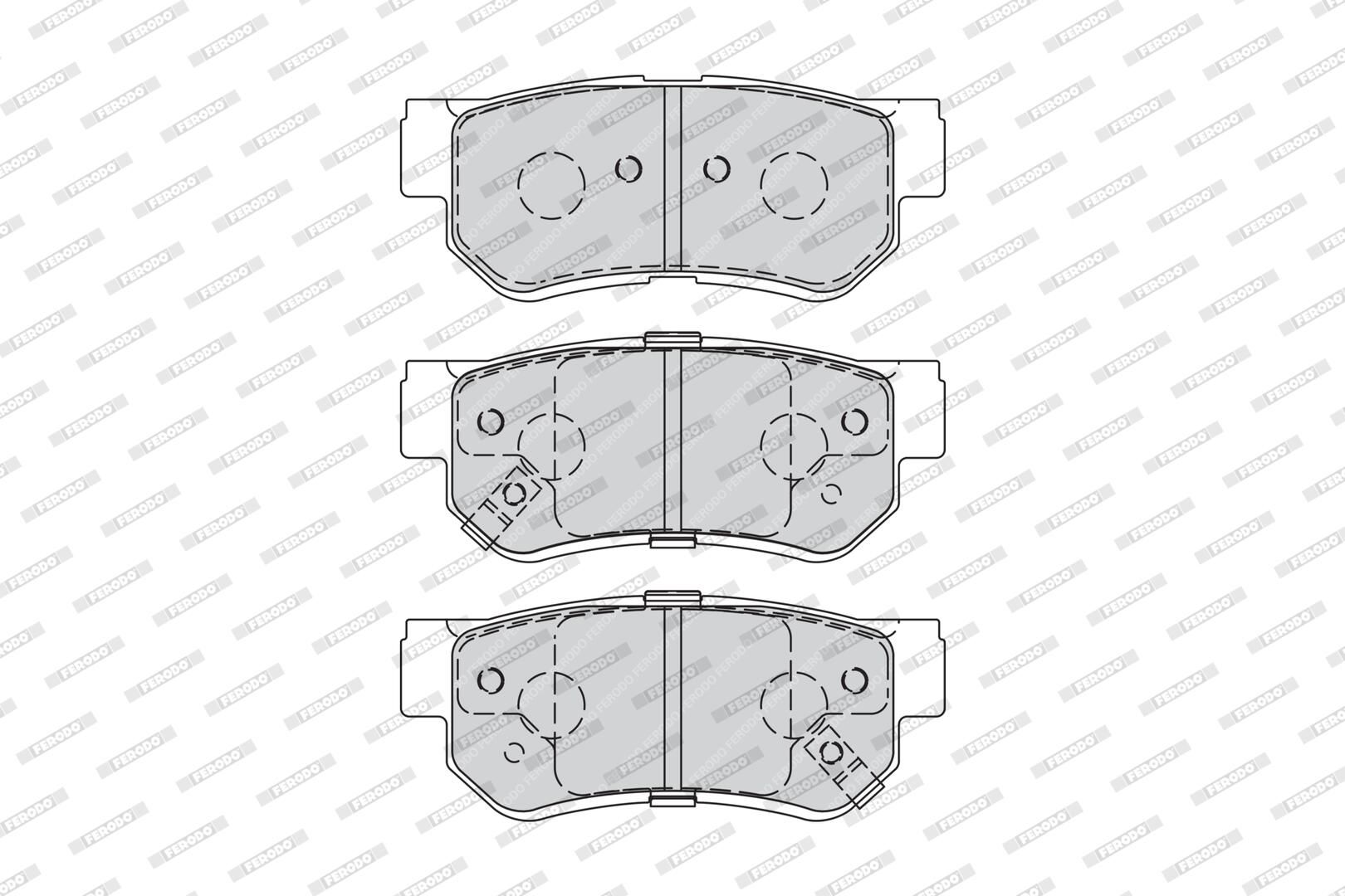 Bremsbelagsatz, Scheibenbremse