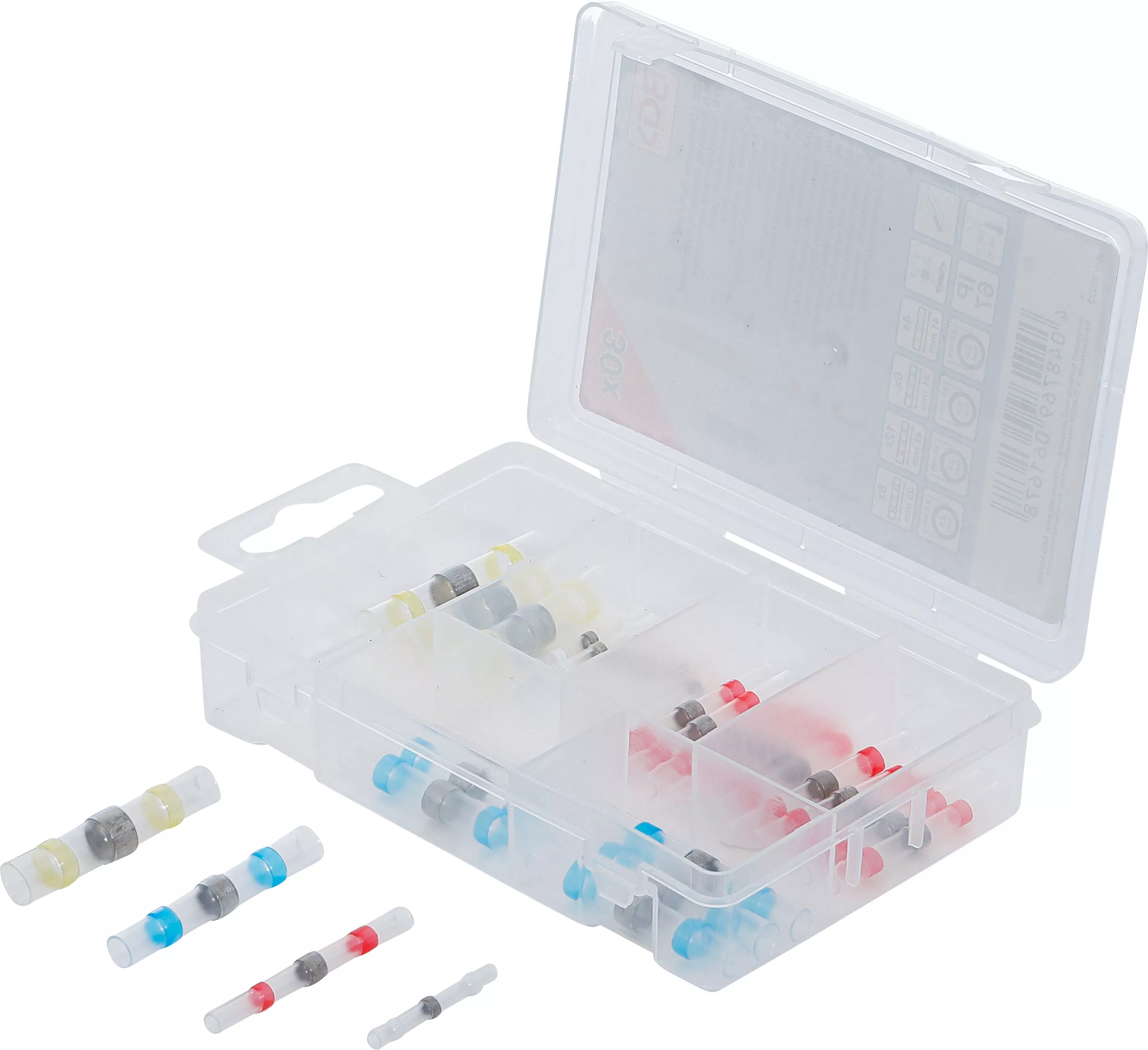 BGS Technic Lötverbinder Sortiment mit Schrumpfschlauch 30tlg