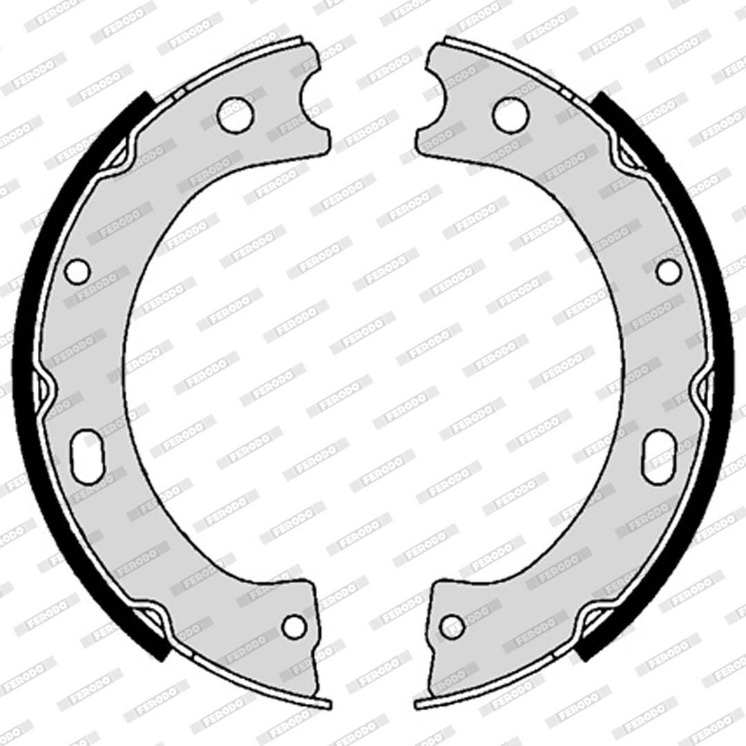 Bremsbackensatz, Feststellbremse