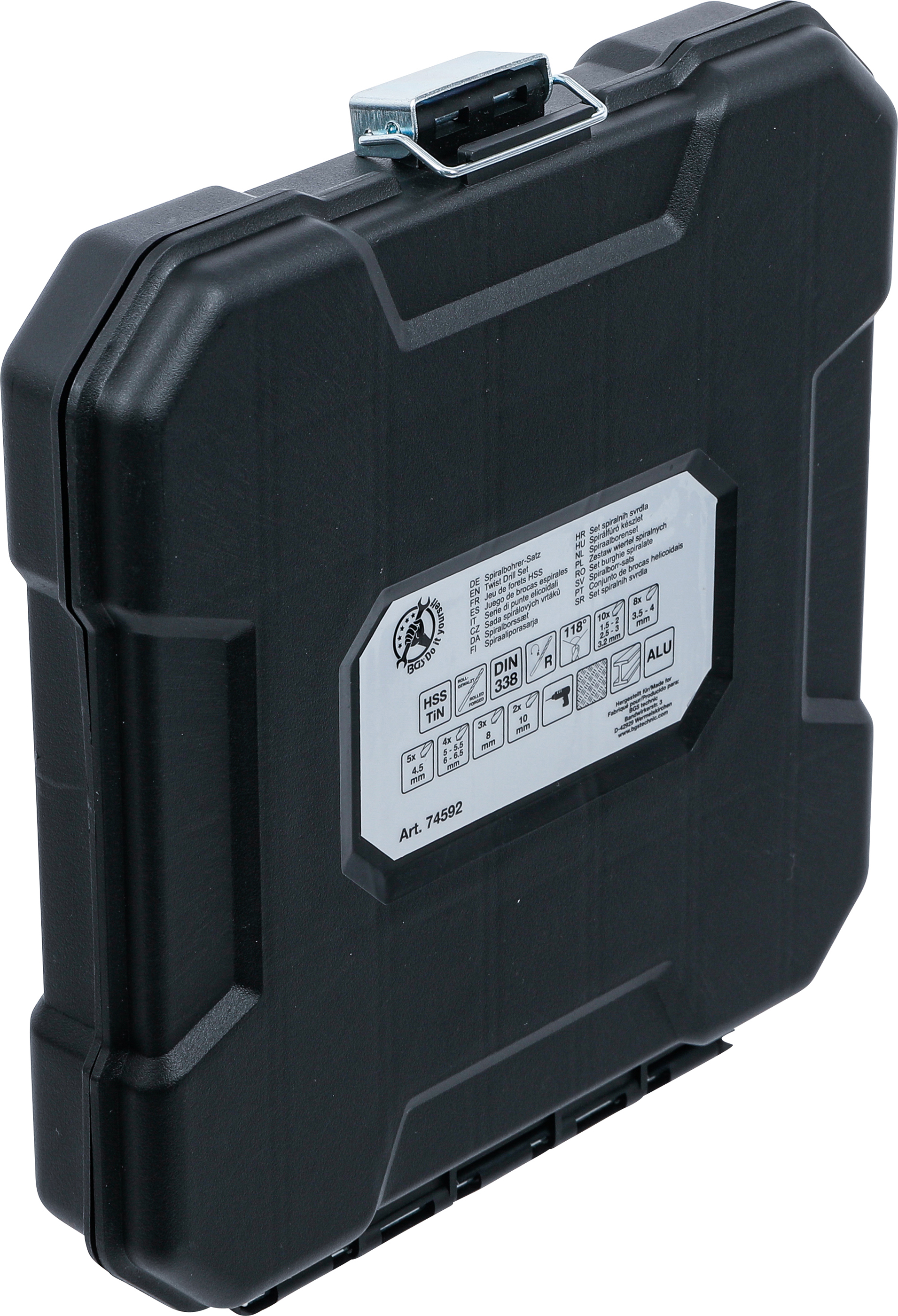 BGS HSS-Spiralbohrer-Satz | 1,5 - 10 mm | 92-tlg.