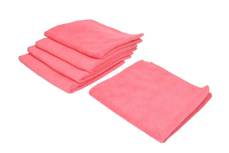 Kaja Mikrofasertuch Pink 40x40 cm 320g 5er Pack