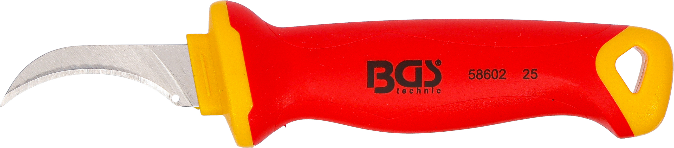 BGS VDE-Kabelmesser | Hakenklinge | 180 mm