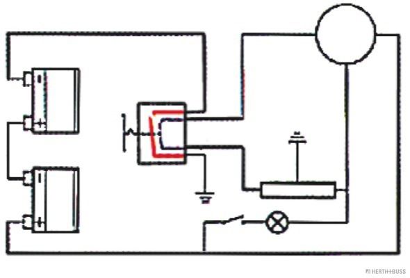 Hauptschalter, Batterie