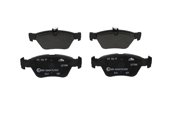 Bremsbelagsatz, Scheibenbremse