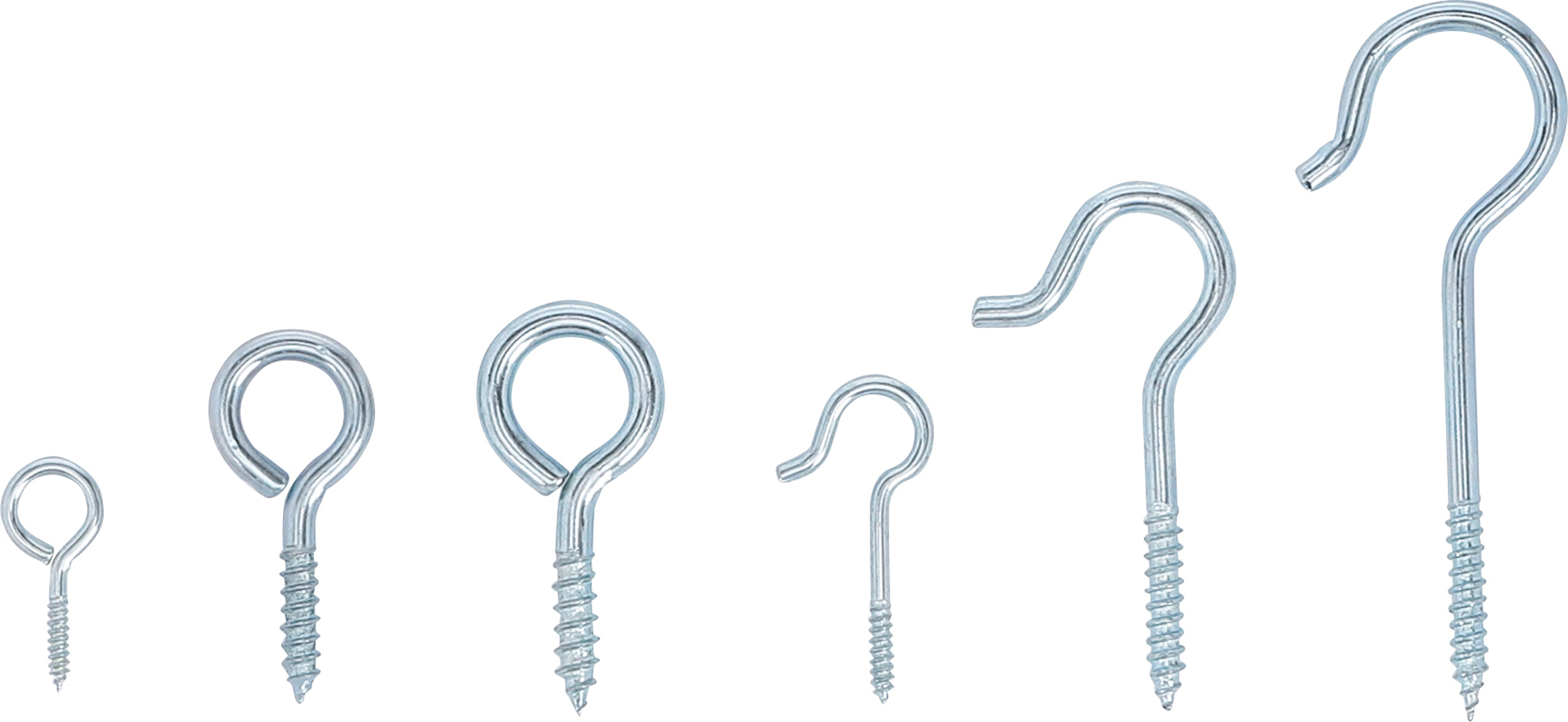 BGS Schraubhaken / Ringhaken Sortiment | 142-tlg.