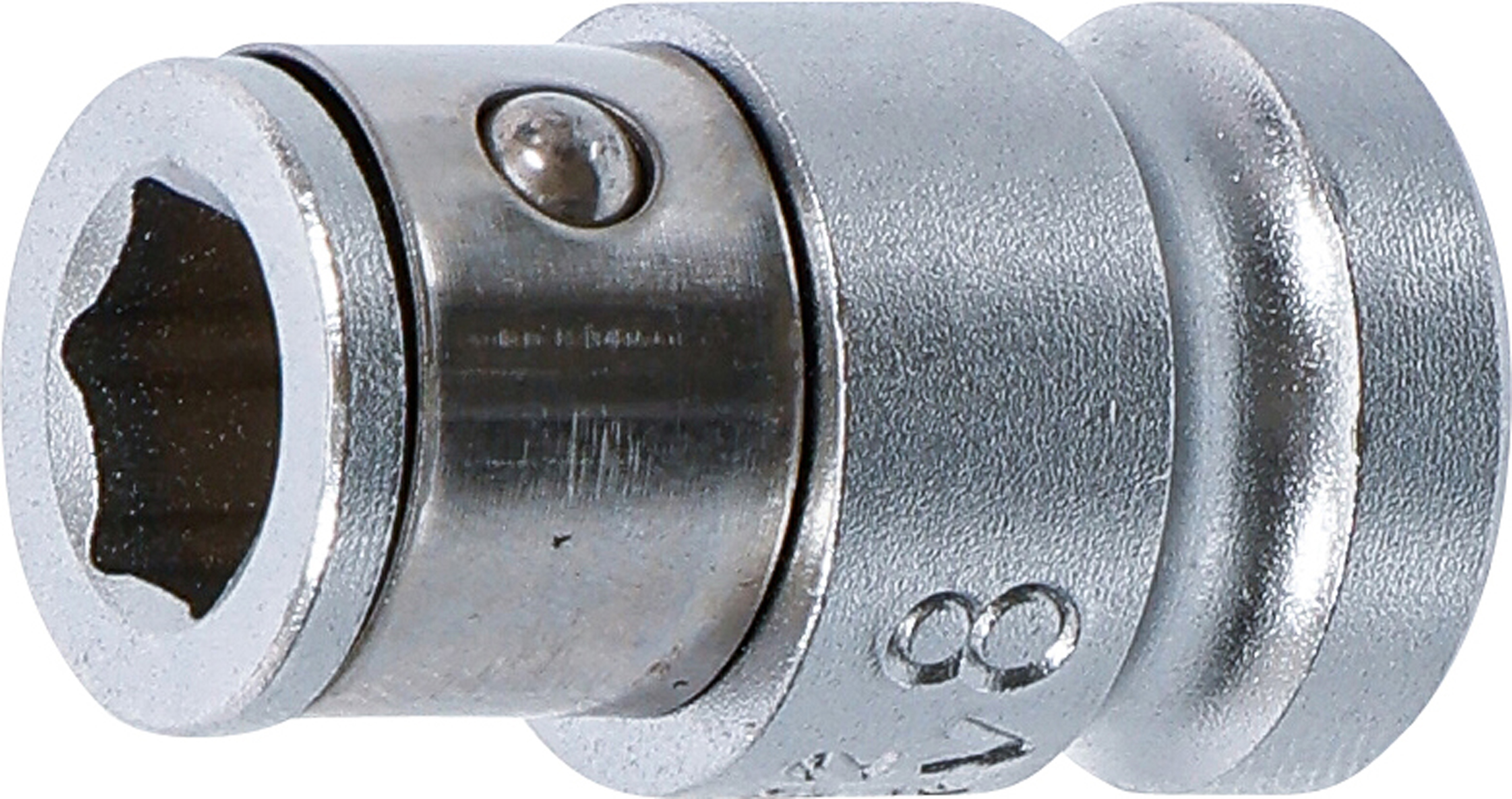 BGS Bit-Adapter mit Haltekugel | Innenvierkant 10 mm (3/8") | Innensechskant 8 mm (5/16")