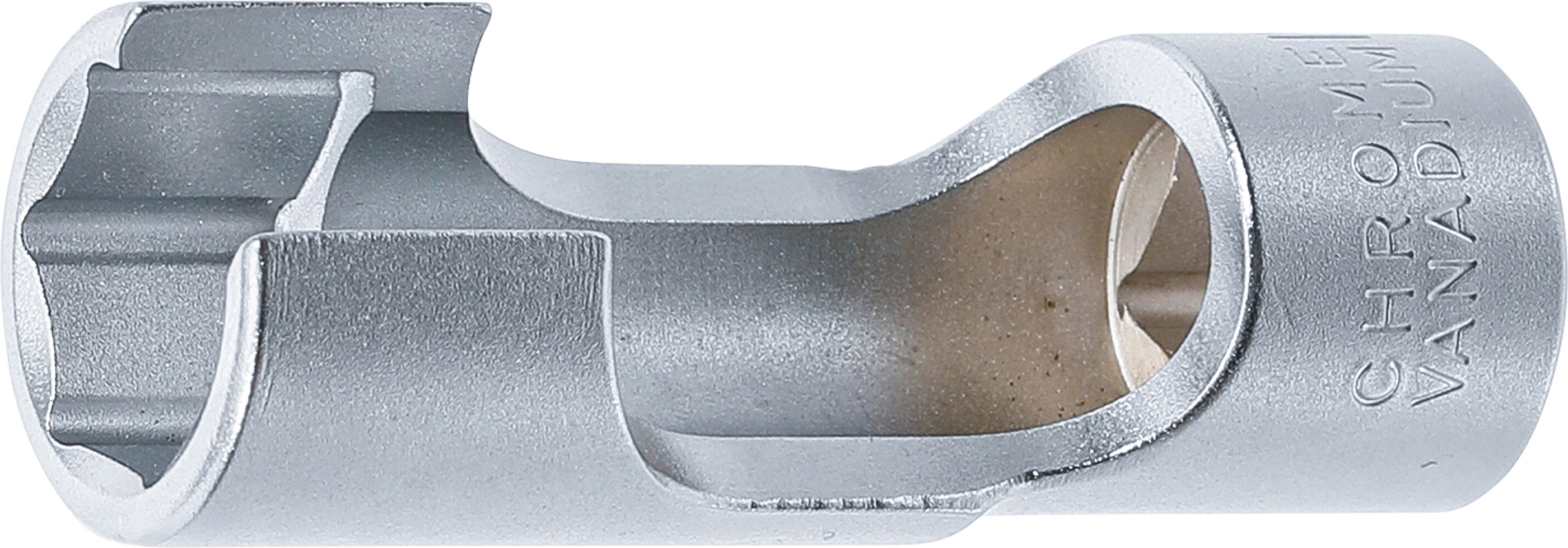 BGS Spezial-Steckschlüssel-Einsatz, geschlitzt | Antrieb Innenvierkant 10 mm (3/8") | SW 15 mm