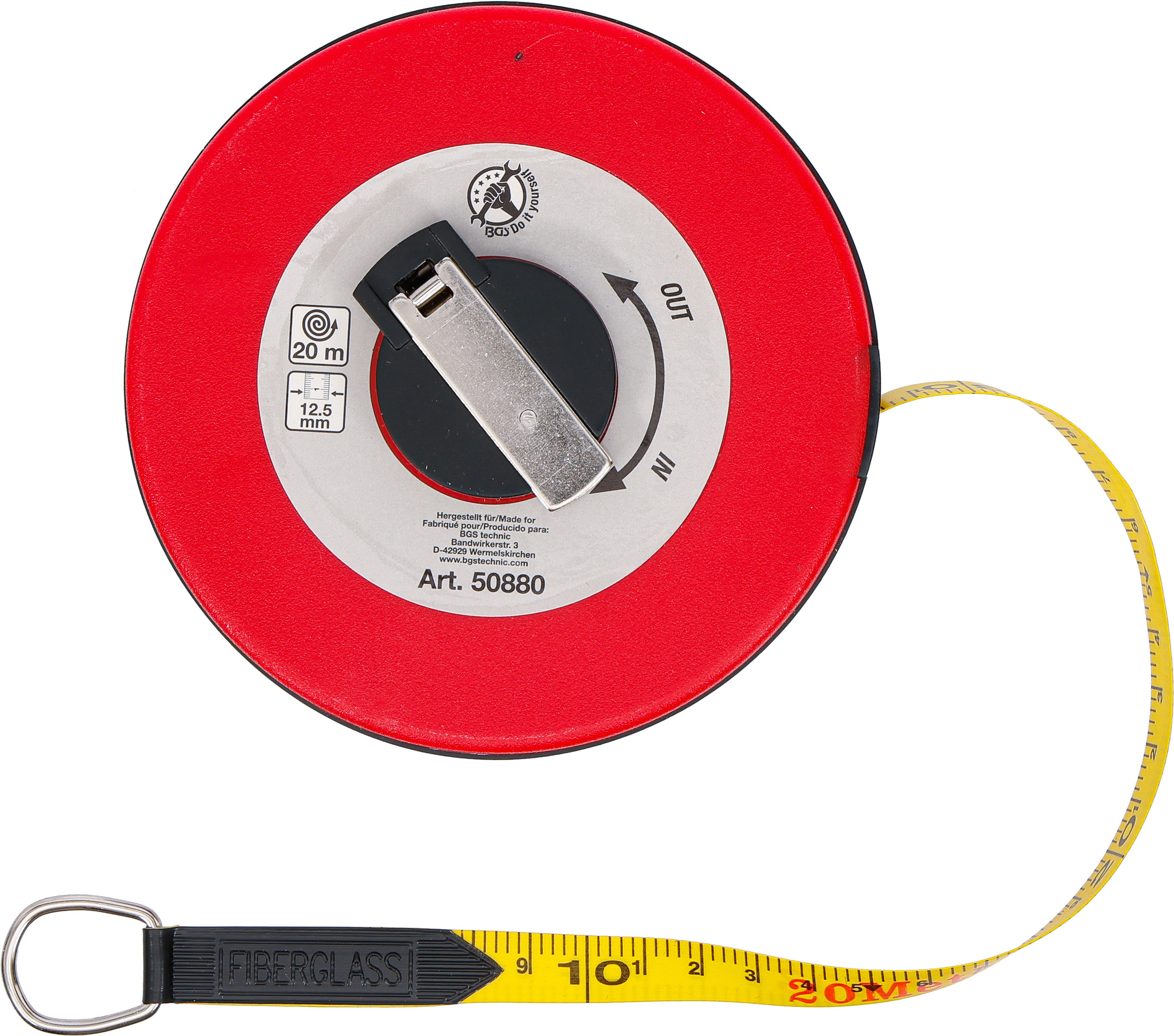 BGS Rollbandmaß | 12,5 mm x 20 m