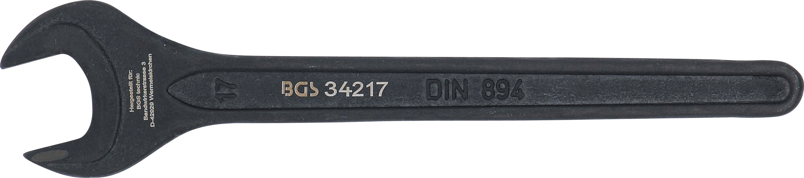 BGS Einmaulschlüssel | DIN 894 | SW 17 mm