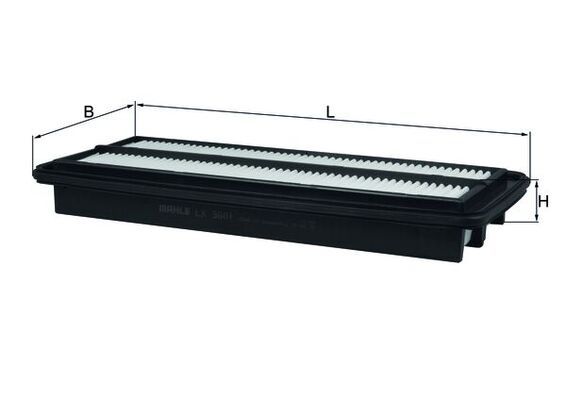 Luftfilter LX3601 “KNECHT 347,5 mm, 147 mm”