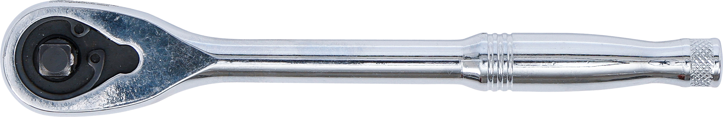 BGS Umschaltknarre | Vollstahl | feinverzahnt | Abtrieb Außenvierkant 6,3 mm (1/4")
