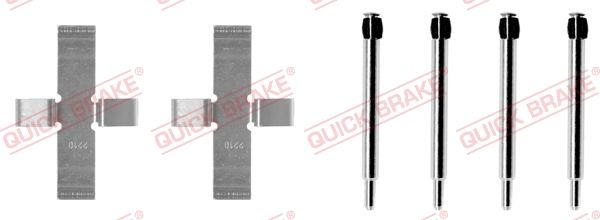 Zubehörsatz, Scheibenbremsbelag