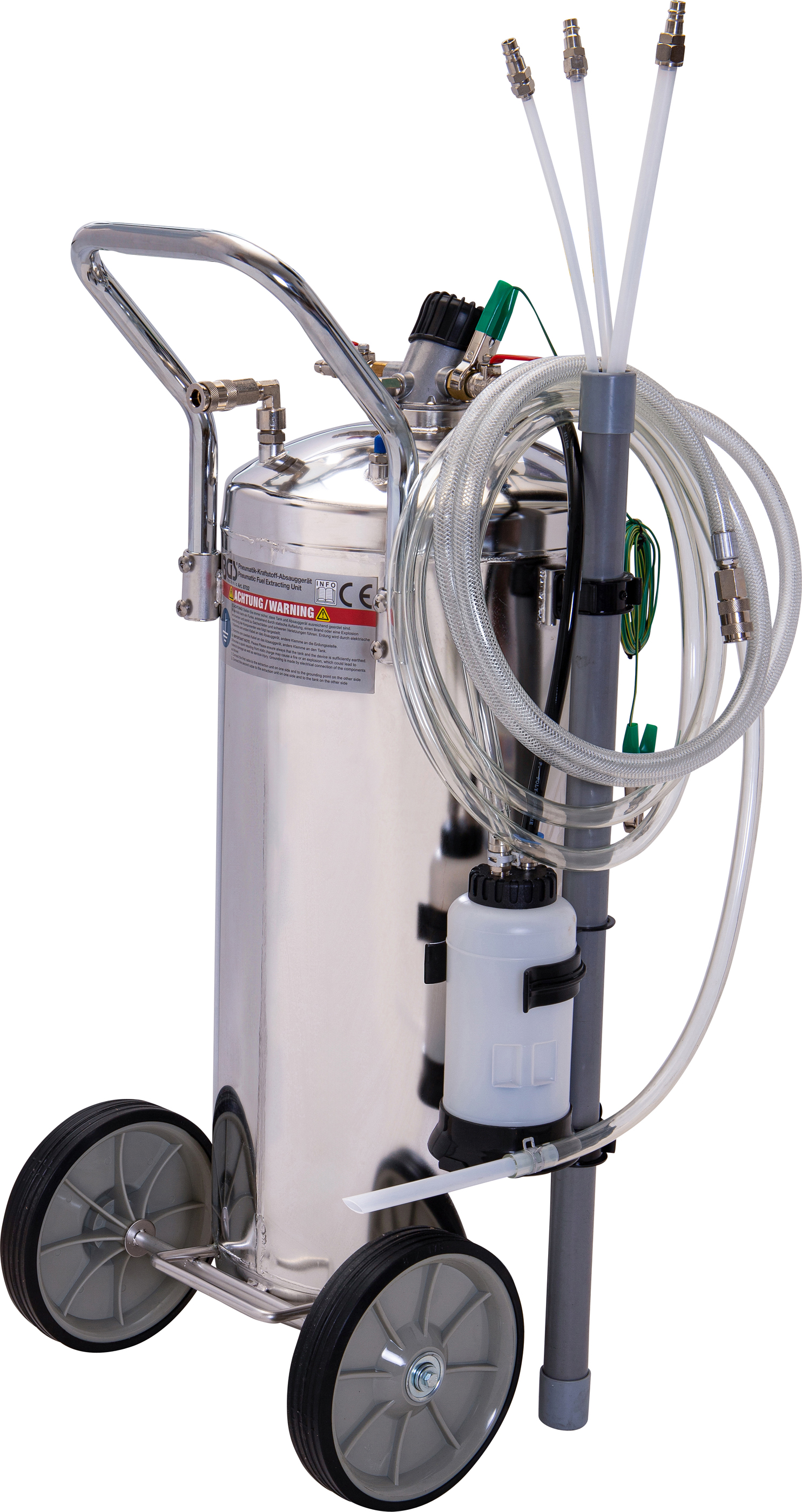 BGS Pneumatik-Kraftstoff-Absauggerät | 40 l