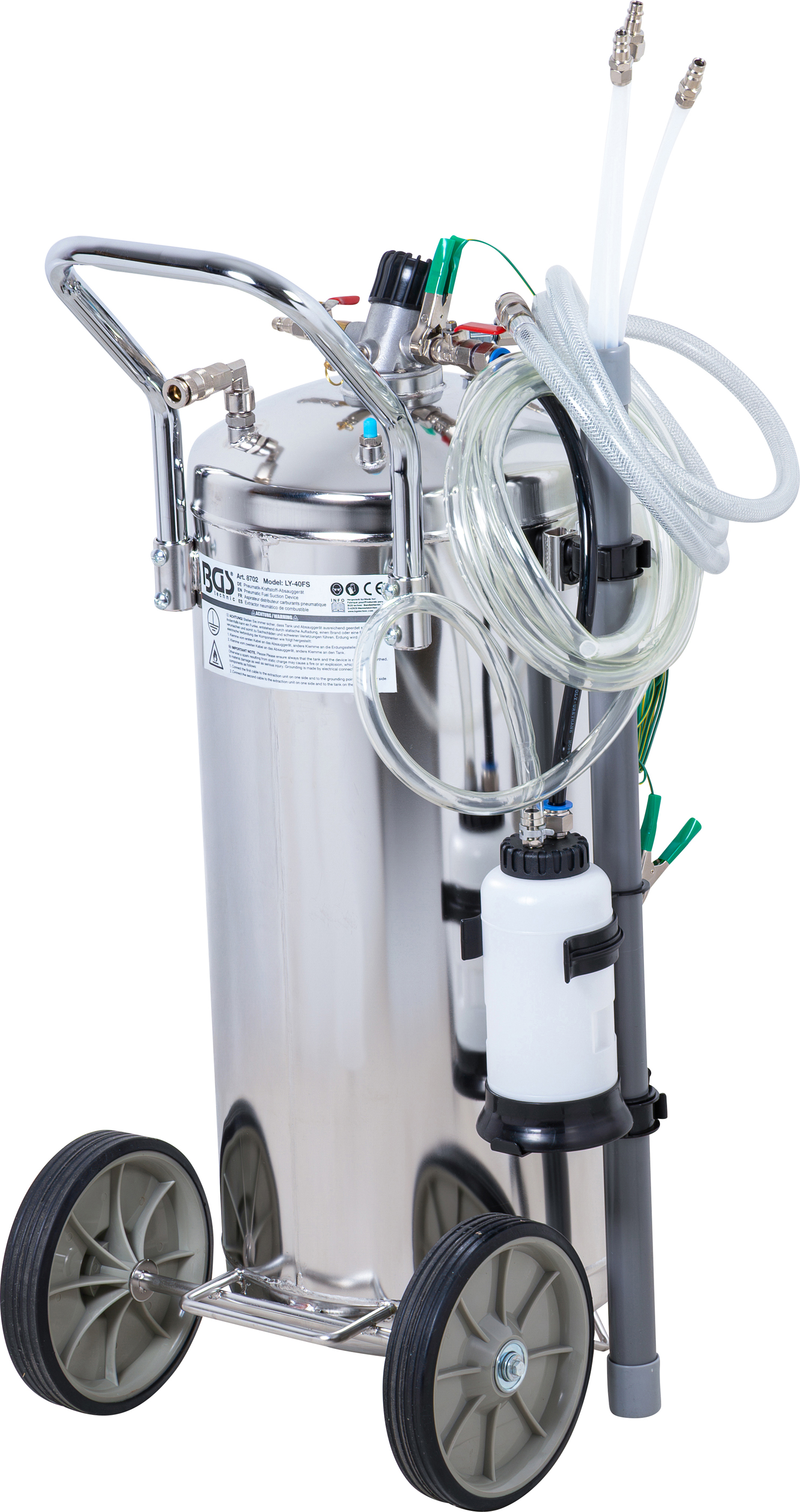 BGS Pneumatik-Kraftstoff-Absauggerät | 40 l